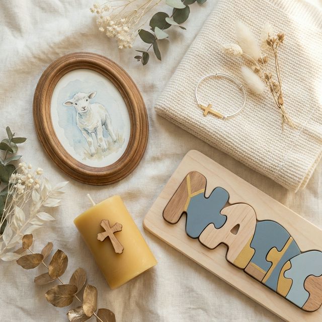 Personliga doppresenter skapade av hantverkare